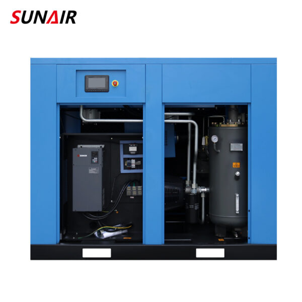 132kw 175HP High Efficient Variable Frequency Screw Air Compressor - Image 2