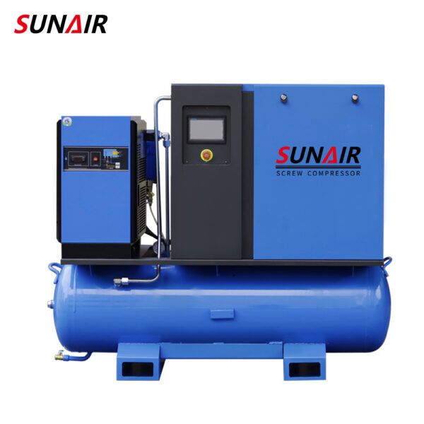 11kw 4-in-1 16Bar Portable Screw Air Compressor for Laser Cutting Machine - Image 2