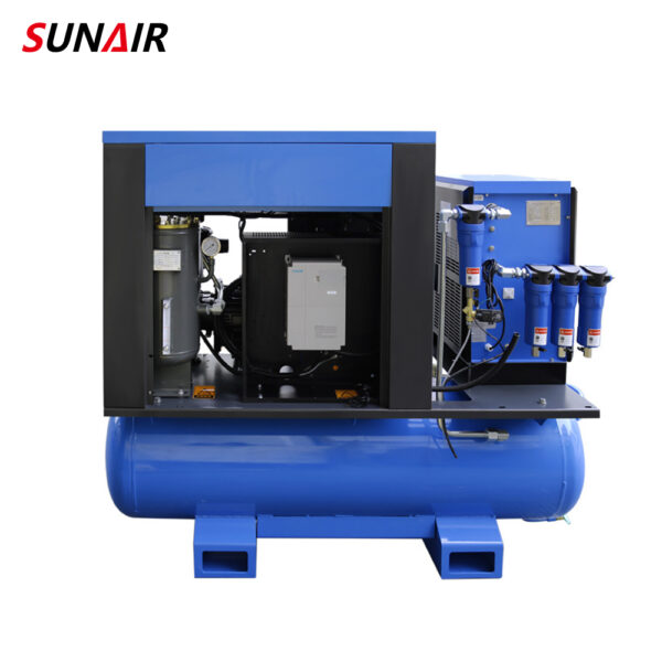 11kw 4-in-1 16Bar Portable Screw Air Compressor for Laser Cutting Machine - Image 4