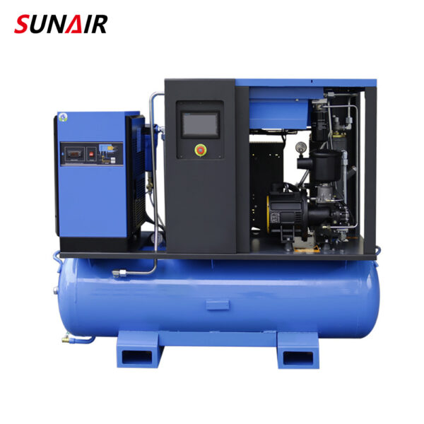 11kw 4-in-1 16Bar Portable Screw Air Compressor for Laser Cutting Machine - Image 3