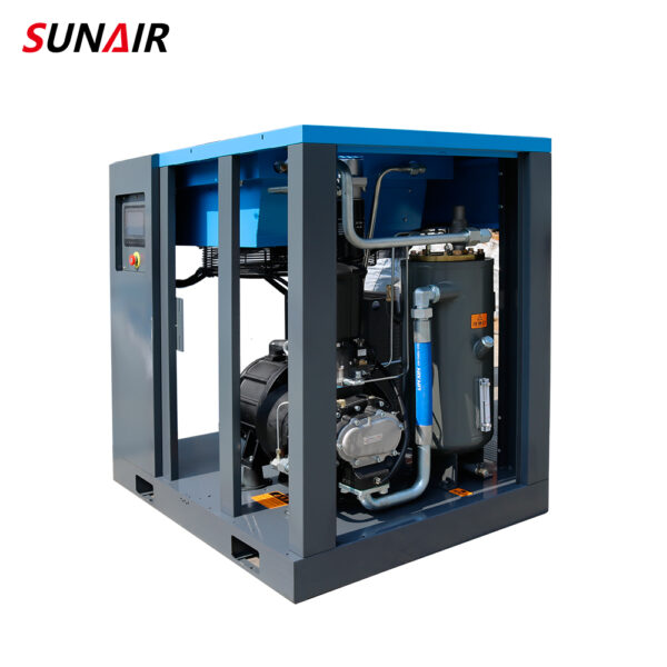 37kw 8bar 220V Industrial Compressors VSD Screw Air Compressor - Image 5