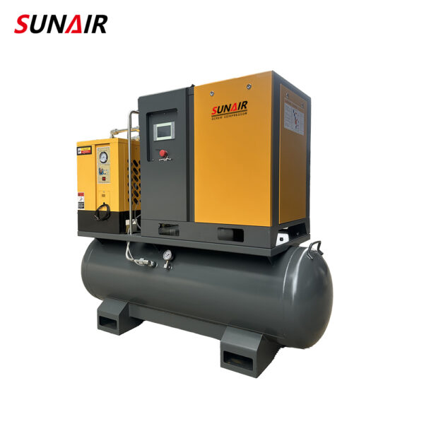 High Quality Factory Sales 7.5kw 4-in-1 Frequency Conversion Screw Air Compressor