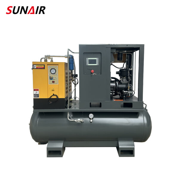 High Quality Factory Sales 7.5kw 4-in-1 Frequency Conversion Screw Air Compressor - Image 2