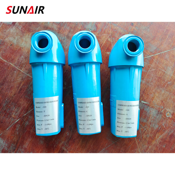 020 C T A Pre Line Filters High Precision Compressed Air Line Filter for Air Compressor Dryer