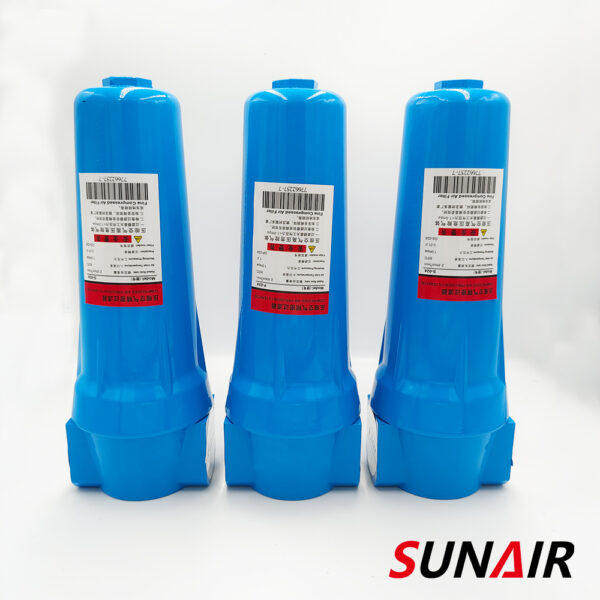 High Precision 2.4m3/Min Compressed Air Line Filter for 20hp Air Dryer