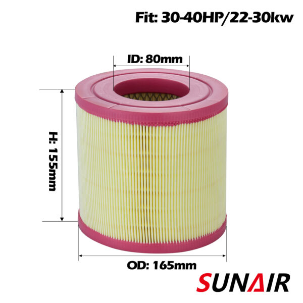 High Quality 30HP C1360 Precision Air Filter Element Good Price 22kw Industrial Compressor Part