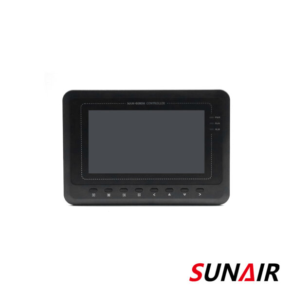 Screw Air Compressor Touch Screen Control Panel Mam6080 PLC Integrated Computer Version