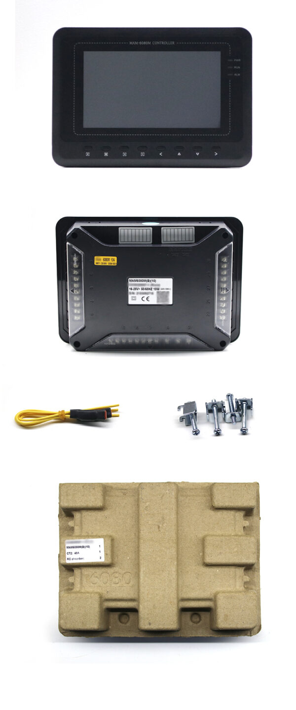Screw Air Compressor Touch Screen Control Panel Mam6080 PLC Integrated Computer Version - Image 6