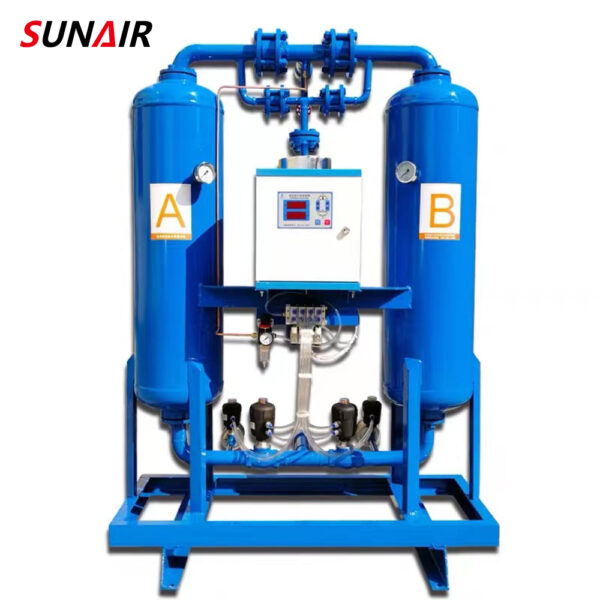 Stable and Efficiency 2.5m3/Min Micro-Heat Regenerative Adsorption Pressure Air Dryer for Air Compressor
