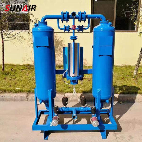 11Nm³/Min Micro-Heat Regenerative Adsorption Air Dryer Industrial Desiccant Compressed Air Dryer Supplier - Image 4