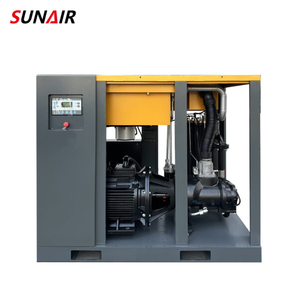 China High Quality Cheap Low Noise 90kw 125HP Fixed Compressor Direct Drive Screw Air Compressor - Image 2
