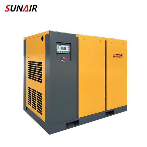 90kw 125HP 7-12bar Chinese Supplier Fixed Speed Screw Air Compressor with Low Price