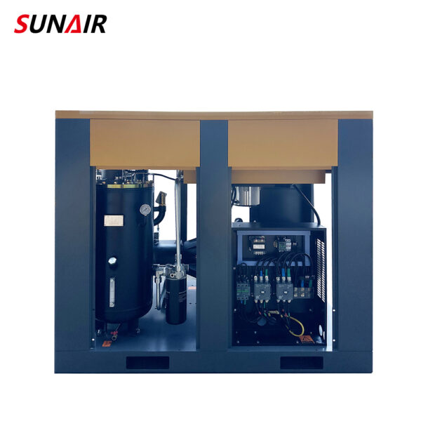China High Quality Cheap Low Noise 90kw 125HP Fixed Compressor Direct Drive Screw Air Compressor - Image 6