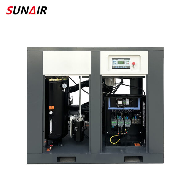 High Efficiency 55KW 75HP Rotary Screw Air Compressor Air Cooling Compressor - Image 4