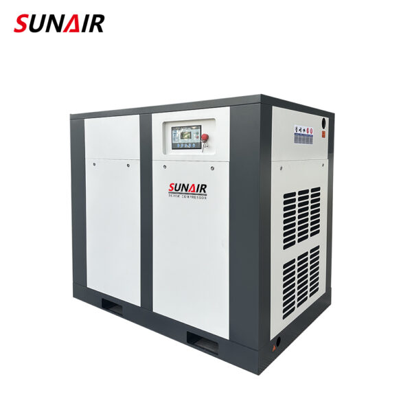 High Efficiency 55KW 75HP Rotary Screw Air Compressor Air Cooling Compressor