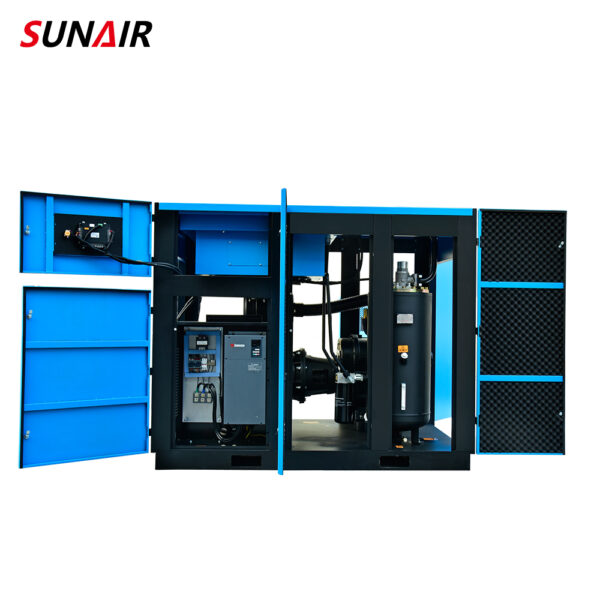 Manufacturer′s Best-Selling 75kw Variable Speed Frequency Two-Stage Screw Air Compressor - Image 4